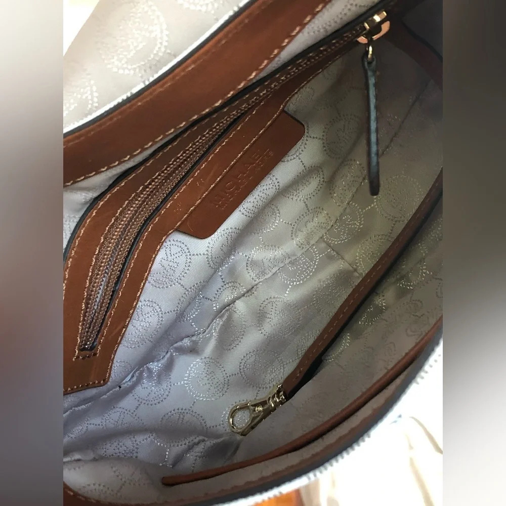 Michael Kors Leather Crossbody Bag - Picture 12 of 17